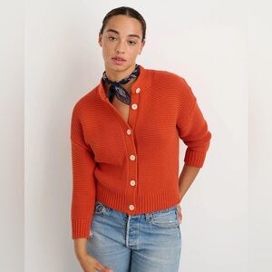 Alex Mill Nico Cardigan in Paprika